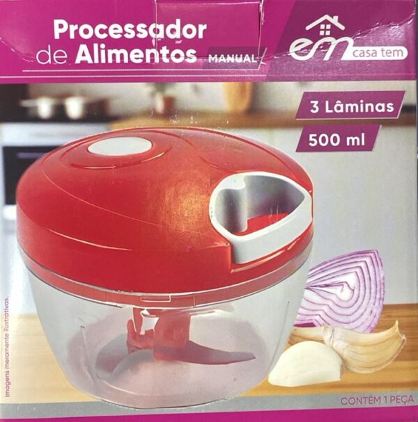 PROCESSADOR DE ALIMENTOS MANUAL 500ml